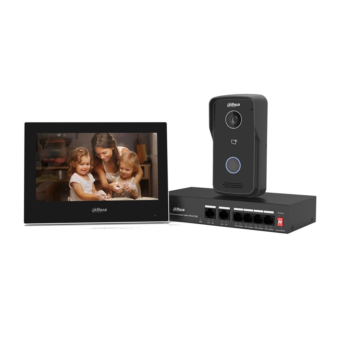 Zestaw wideodomofonowy Dahua dla 3 użytkowników