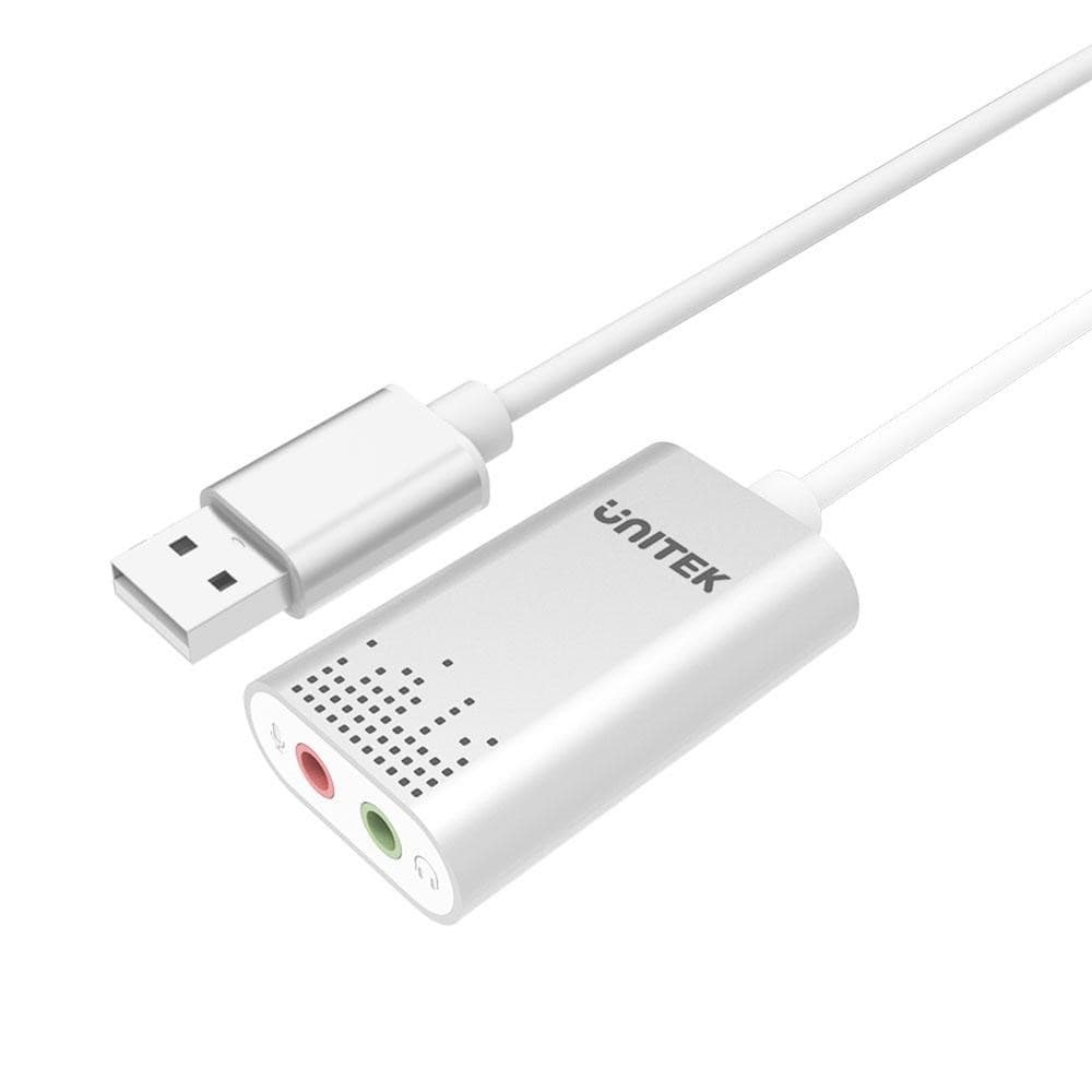 Zewnętrzna karta dźwiękowa USB Stereo Unitek Y-247A