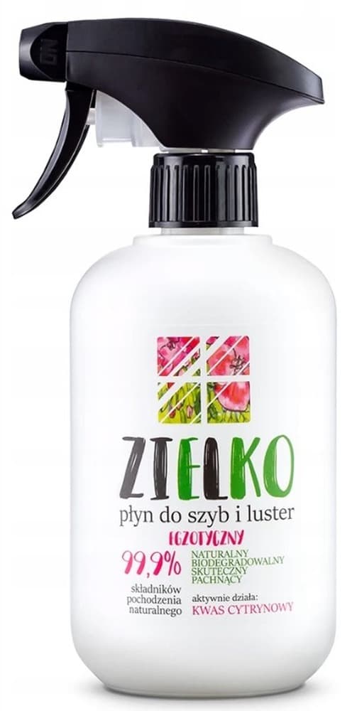 Zielko Płyn do szyb i luster 500 ml - Bez smug i zacieków