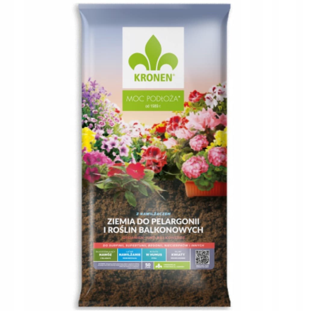 Ziemia do roślin balkonowych i kwiatów 50L