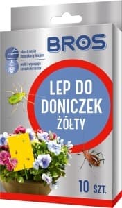 Żółty lep do doniczek Bros