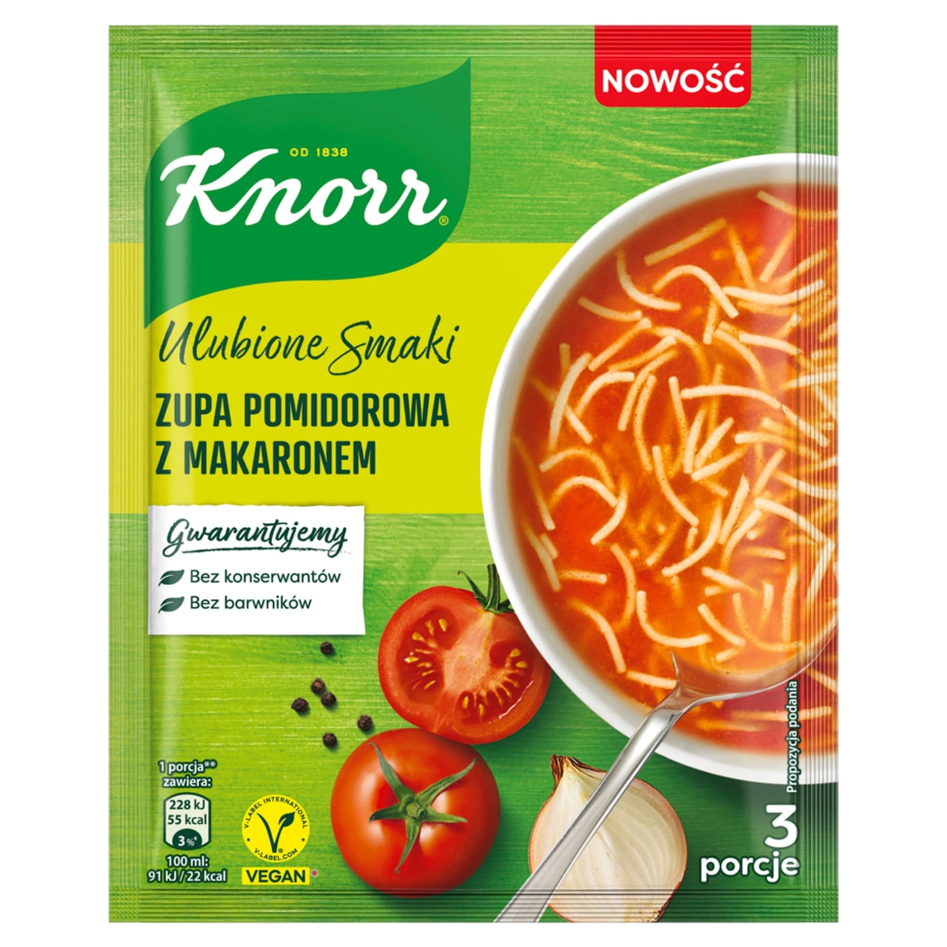 Zupa pomidorowa z makaronem Knorr 50 g